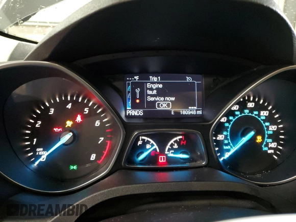 2014 Ford Escape SE with VIN 1FMCU9G96EUE53240, listed as a Copart auction lot 51920455 with 180,948 mi miles and Salvage Title. Bid and sale history available at DreamBid. Image 9.