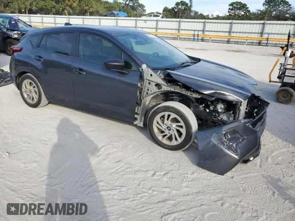 2024 Subaru Impreza with VIN JF1GUABC8R8308358, listed as a Copart auction lot 83877914 with 11,602 mi miles and Salvage Title. Bid and sale history available at carsss.com. Image 4.