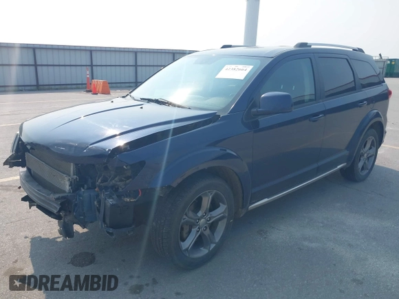 2017 Dodge Journey Crossroad Plus z VIN 3C4PDDGG1HT575137, wystawiony jako IAAI lot #42382664 z przebiegiem 104 840 mil mil oraz . Historia ofert i sprzedaży dostępna na DreamBid. Obrazek 2.