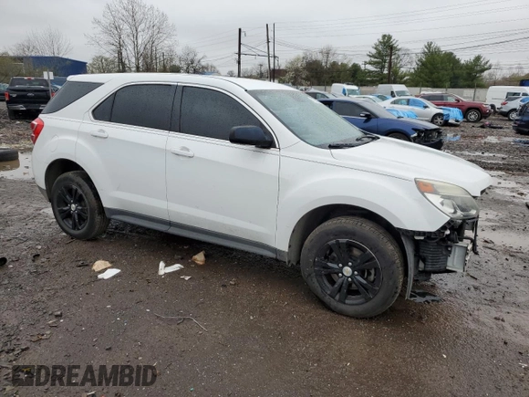 2016 Chevrolet Equinox LS with VIN 2GNALBEK9G1128731, listed as a Copart auction lot 51890585 with 93,980 mi miles and Salvage Title. Bid and sale history available at carsss.com. Image 4.