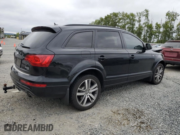 2014 Audi Q7 Prestige with VIN WA1WMAFE9ED013931, listed as a Copart auction lot 56900345 with 109,355 mi miles and Salvage title. Bid and sale history available at DreamBid. Image 3.