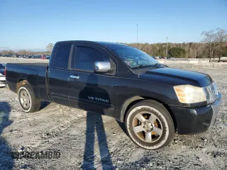 2005 Nissan Titan XE with VIN 1N6BA06A95N571063, listed as a Copart auction lot 49391275 with 167,790 mi miles and Salvage Title. Bid and sale history available at carsss.com. Image 4.