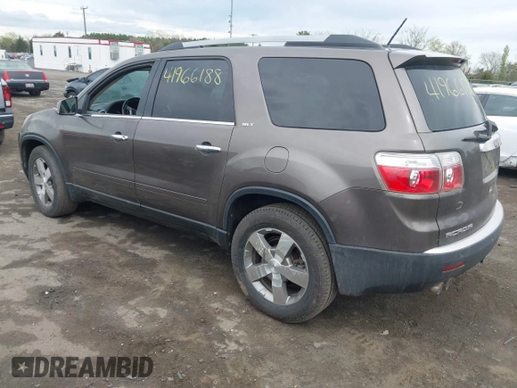 2011 GMC Acadia SLT1 with VIN 1GKKVRED2BJ293315, listed as a IAAI auction lot 41966188 with 179,446 mi miles. Bid and sale history available at carsss.com. Image 3.