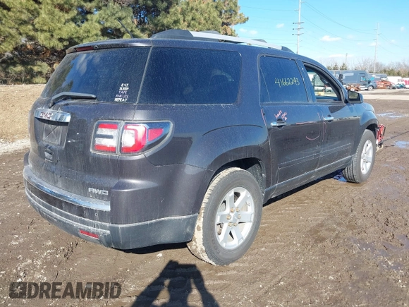 2015 GMC Acadia SLE with VIN 1GKKVPKD2FJ271300, listed as a IAAI auction lot 41662243 with 213,835 mi miles. Bid and sale history available at carsss.com. Image 4.