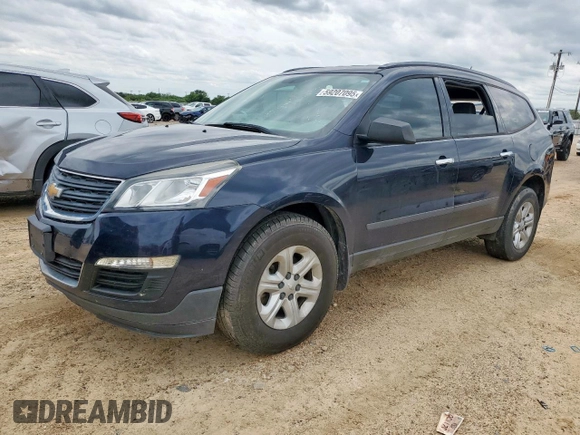 2017 Chevrolet Traverse LS z VIN 1GNKRFKD1HJ213571, wystawiony jako Copart lot #59207095 z przebiegiem Nie podano mil oraz Czysty tytuł • Clean title. Historia ofert i sprzedaży dostępna na DreamBid. Obrazek 1.