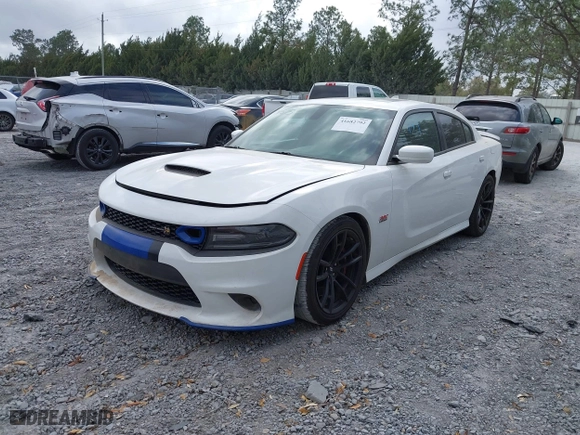 2020 Dodge Charger Scat Pack with VIN 2C3CDXGJ9LH114575, listed as a IAAI auction lot 41682792 with 137,321 mi miles. Bid and sale history available at carsss.com. Image 17.