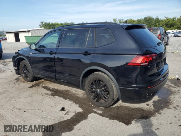 2022 Volkswagen Tiguan SE R-Line Black with VIN 3VVCB7AX9NM099855, listed as a Copart auction lot 53824465 with 31,617 mi miles and Salvage Title. Bid and sale history available at DreamBid. Image 2.