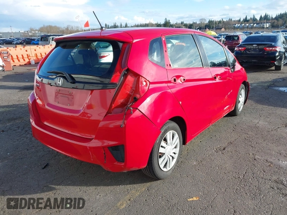 2017 Honda Fit LX with VIN JHMGK5H51HS003395, listed as a IAAI auction lot 41724180 with 93,904 mi miles. Bid and sale history available at carsss.com. Image 4.