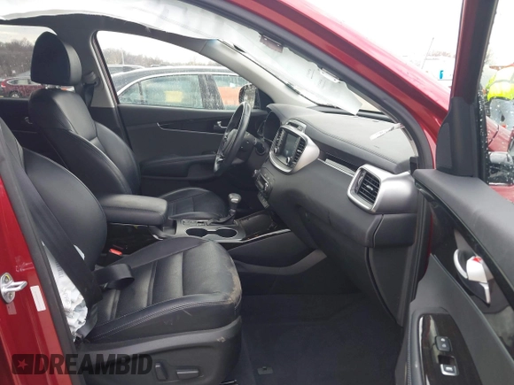 2019 Kia Sorento EX V6 with VIN 5XYPHDA54KG472174, listed as a IAAI auction lot 41509308 with 41,463 mi miles. Bid and sale history available at carsss.com. Image 5.