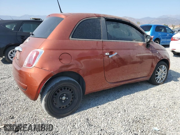 2013 FIAT 500 Pop with VIN 3C3CFFAR5DT698159, listed as a Copart auction lot 62331005 with 122,875 mi miles and Clean title. Bid and sale history available at DreamBid. Image 3.