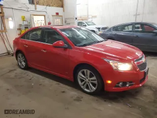 2012 Chevrolet Cruze LTZ with VIN 1G1PH5SC0C7295441, listed as a Copart auction lot 53888705 with 79,580 mi miles and Clean Title. Bid and sale history available at carsss.com. Image 4.