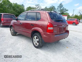 2007 Hyundai Tucson GLS with VIN KM8JM12B27U549064, listed as a IAAI auction lot 42019695 with 223,144 mi miles. Bid and sale history available at carsss.com. Image 3.
