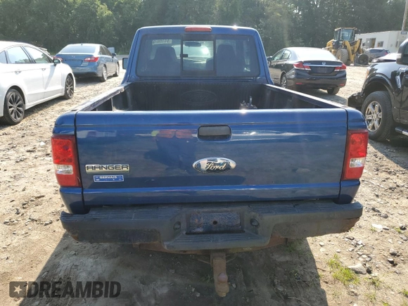 2009 Ford Ranger XLT with VIN 1FTZR45EX9PA64205, listed as a Copart auction lot 64789075 with 157,477 mi miles and Clean title. Bid and sale history available at DreamBid. Image 6.