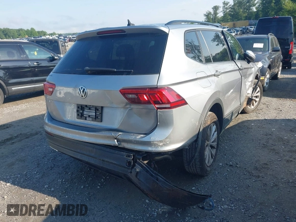 2020 Volkswagen Tiguan S с VIN 3VV1B7AX2LM103166, выставлен на аукционе IAAI как лот 42474802 с пробегом 56 580 миль миль и . История ставок и продаж доступна на DreamBid. Изображение 4.