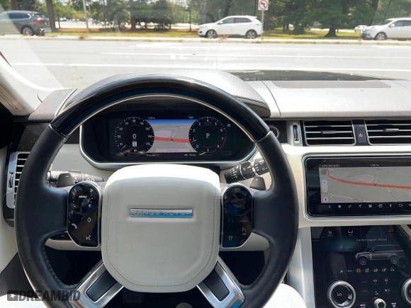 2020 Land Rover Range Rover with VIN SALGS5SE2LA400079, listed as a Copart auction lot 80974494 with 141,386 mi miles and Clean Title. Bid and sale history available at carsss.com. Image 7.