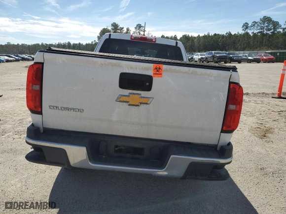 2018 Chevrolet Colorado 2WD Work Truck with VIN 1GCHSBEA6J1130614, listed as a Copart auction lot 45682565 with 116,825 mi miles and Salvage Title. Bid and sale history available at carsss.com. Image 6.