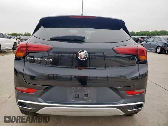2021 Buick Encore GX Essence with VIN KL4MMFSL6MB179911, listed as a Copart auction lot 59385895 with 53,458 mi miles and Salvage title. Bid and sale history available at DreamBid. Image 6.