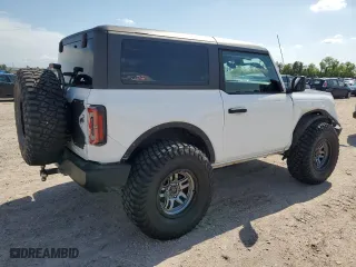 2022 Ford Bronco with VIN 1FMDE5AHXNLB04386, listed as a Copart auction lot 51952215 with 36,839 mi miles and Salvage Title. Bid and sale history available at carsss.com. Image 3.
