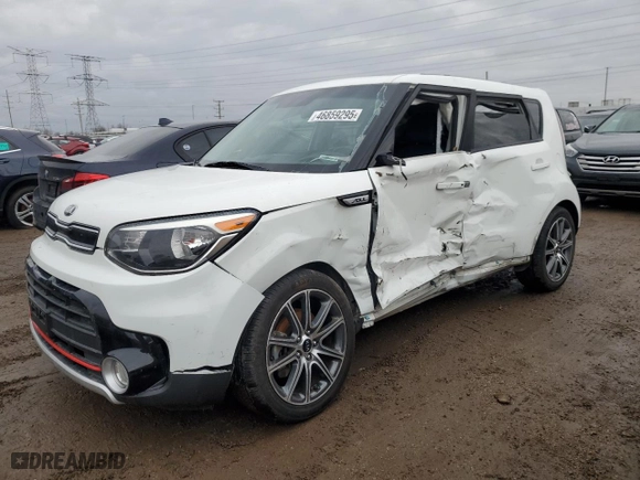 2017 Kia Soul ! with VIN KNDJX3AA4H7490034, listed as a Copart auction lot 46859295 with 66,400 mi miles and Salvage Title. Bid and sale history available at carsss.com. Image 1.