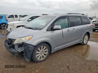 2011 Toyota Sienna XLE with VIN 5TDDK3DCXBS026123, listed as a Copart auction lot 60017235 with 134,359 mi miles and Salvage title. Bid and sale history available at DreamBid. Image 1.