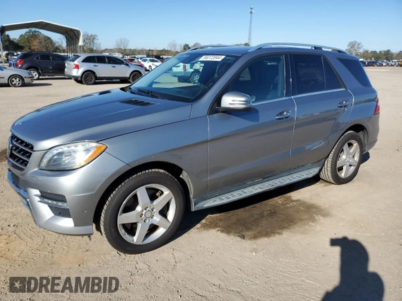 2014 Mercedes-Benz M 550 with VIN 4JGDA7DB3EA272977, listed as a Copart auction lot 86372044 with 118,890 mi miles and Salvage Title. Bid and sale history available at carsss.com. Image 1.