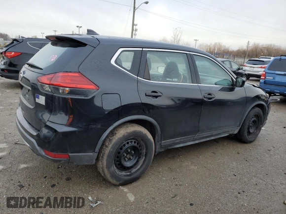 2017 Nissan Rogue S with VIN KNMAT2MT9HP566933, listed as a Copart auction lot 81948404 with 184,608 mi miles and Salvage Title. Bid and sale history available at DreamBid. Image 3.