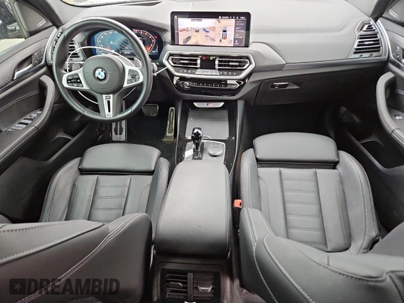 2023 BMW X3 M40i with VIN 5UX83DP0XP9P69052, listed as a Copart auction lot 54243525 with 22,940 mi miles and Salvage Title. Bid and sale history available at DreamBid. Image 8.