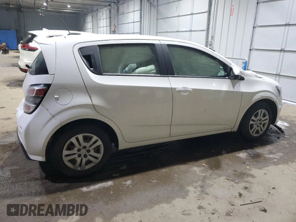 2017 Chevrolet Sonic LT with VIN 1G1JG6SG0H4155416, listed as a Copart auction lot 85453214 with Not provided miles and Salvage title. Bid and sale history available at DreamBid. Image 3.