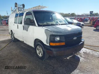 2004 Chevrolet Express Cargo Van with VIN 1GCFG15X941223669, listed as a IAAI auction lot 40824145 with 294,291 mi miles. Bid and sale history available at carsss.com. Image 1.