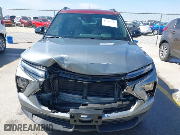 2025 Chevrolet TrailBlazer RS with VIN KL79MTSL1SB083236, listed as a IAAI auction lot 41685432 with 2,210 mi miles and . Bid and sale history available at DreamBid. Image 6.