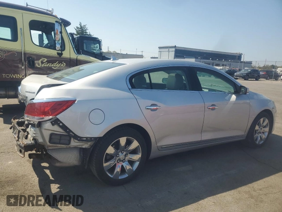 2013 Buick LaCrosse Leather with VIN 1G4GC5E38DF150331, listed as a Copart auction lot 71027754 with 126,874 mi miles and Salvage Title. Bid and sale history available at DreamBid. Image 3.