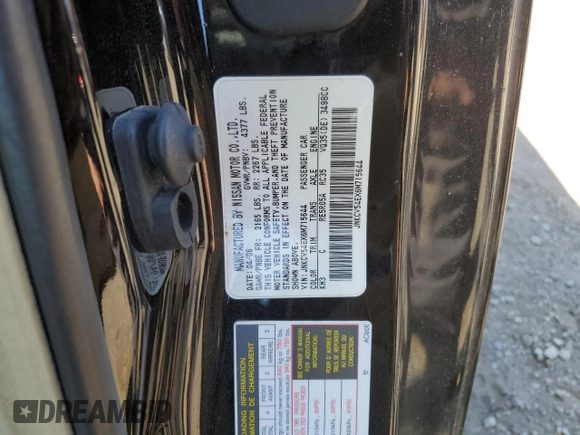 2006 Infiniti G35 Coupe with VIN JNKCV54EX6M715644, listed as a Copart auction lot 69753754 with 134,445 mi miles and Salvage Title. Bid and sale history available at carsss.com. Image 12.