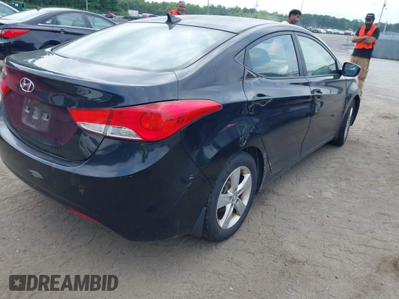 2013 Hyundai Elantra GLS with VIN 5NPDH4AEXDH179524, listed as a IAAI auction lot 42753589 with 119,858 mi miles and . Bid and sale history available at DreamBid. Image 4.