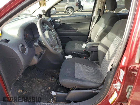 2015 Jeep Compass Sport with VIN 1C4NJCBA7FD190830, listed as a Copart auction lot 42603064 with 106,758 mi miles and Salvage Title. Bid and sale history available at DreamBid. Image 7.