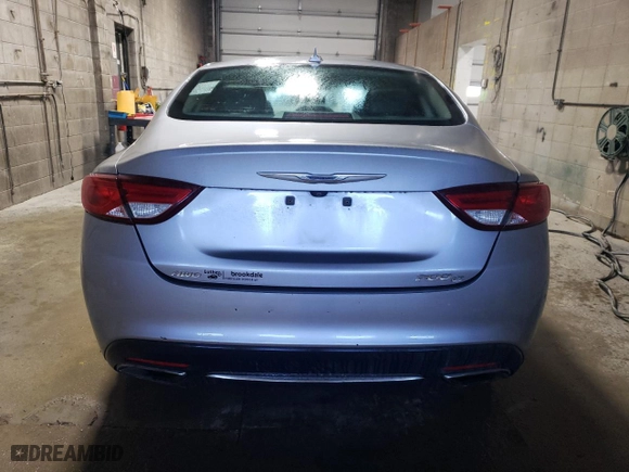 2015 Chrysler 200 C with VIN 1C3CCCEG7FN586286, listed as a Copart auction lot 50454725 with 158,586 mi miles and Clean Title. Bid and sale history available at carsss.com. Image 6.