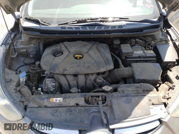 2013 Hyundai Elantra GLS z VIN 5NPDH4AE5DH352415, wystawiony jako Copart lot #59720075 z przebiegiem Nie podano mil oraz Szkoda całkowita • Salvage title. Historia ofert i sprzedaży dostępna na DreamBid. Obrazek 11.