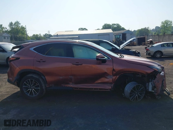 2025 Lexus NX 350h Luxury with VIN 2T2HKCEZ6SC041792, listed as a IAAI auction lot 42568589 with 13,469 mi miles and . Bid and sale history available at DreamBid. Image 13.