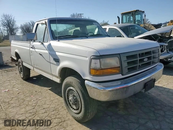 1997 Ford F-250 with VIN 1FTHF26G4VEC26182, listed as a Copart auction lot 48146085 with 199,917 mi miles and Salvage title. Bid and sale history available at DreamBid. Image 10.
