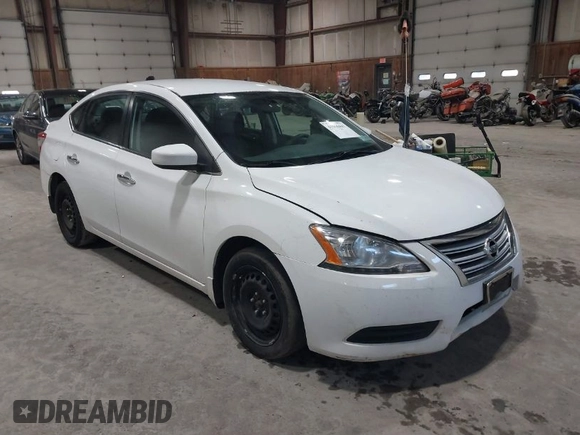 2015 Nissan Sentra SV with VIN 3N1AB7APXFY355326, listed as a IAAI auction lot 41966441 with 202,862 mi miles and . Bid and sale history available at DreamBid. Image 1.