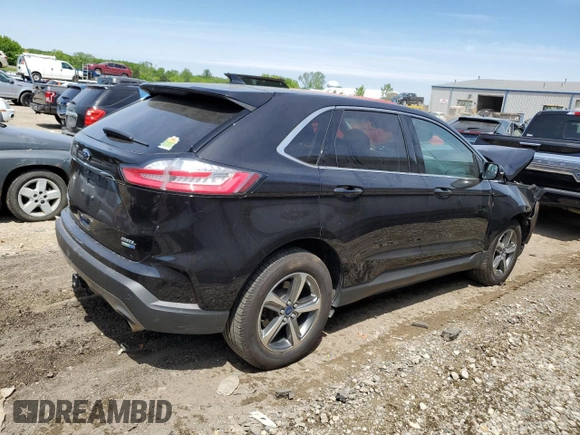 2019 Ford Edge SEL with VIN 2FMPK4J95KBC60551, listed as a Copart auction lot 58673825 with 113,877 mi miles and Clean title. Bid and sale history available at DreamBid. Image 3.