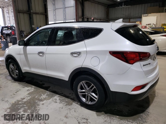 2017 Hyundai Santa Fe 2.4L z VIN 5XYZUDLB8HG422216, wystawiony jako Copart lot #58519075 z przebiegiem 138 395 mil mil oraz Czysty tytuł • Clean title. Historia ofert i sprzedaży dostępna na DreamBid. Obrazek 2.