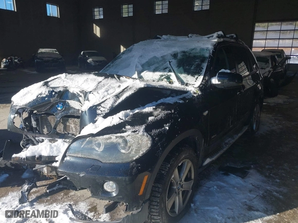 2007 BMW X5 3.0si with VIN 5UXFE43597L019227, listed as a IAAI auction lot 41387624 with 1 mi miles. Bid and sale history available at carsss.com. Image 2.