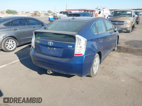 2010 Toyota Prius II with VIN JTDKN3DU6A0018271, listed as a IAAI auction lot 40429739 with 262,133 mi miles. Bid and sale history available at carsss.com. Image 4.