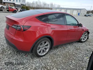 2022 Tesla Model Y Long Range z VIN 7SAYGDEE6NA019719, wystawiony jako Copart lot #52945125 z przebiegiem 9102 mil mil oraz Szkody całkowita. Historia ofert i sprzedaży dostępna na DreamBid. Obrazek 3.