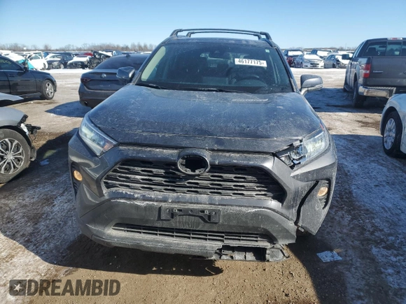 2021 Toyota RAV4 XLE Premium with VIN 2T3A1RFV2MW228513, listed as a Copart auction lot 46177175 with 79,216 mi miles and Salvage title. Bid and sale history available at DreamBid. Image 5.