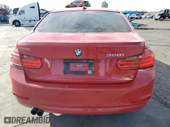 2013 BMW 3 Series 328i with VIN WBA3C1C56DF437583, listed as a Copart auction lot 48621045 with 92,882 mi miles and Salvage title. Bid and sale history available at DreamBid. Image 6.