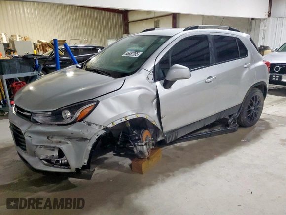 2022 Chevrolet Trax LT with VIN KL7CJPSM8NB557105, listed as a Copart auction lot 55352285 with 22,028 mi miles and Salvage title. Bid and sale history available at DreamBid. Image 1.