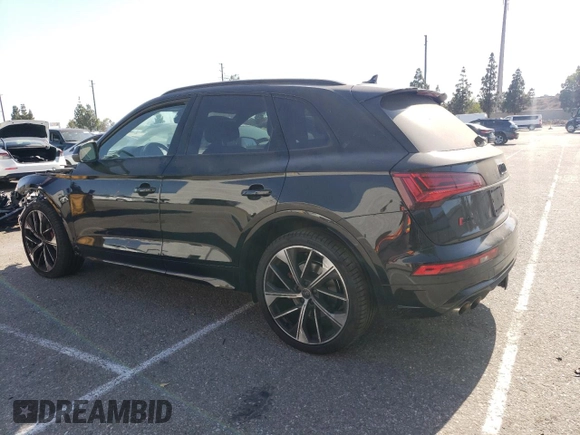 2023 Audi SQ5 Premium Plus with VIN WA1B4AFY9P2147524, listed as a Copart auction lot 60696554 with 7,433 mi miles and Salvage Title. Bid and sale history available at DreamBid. Image 2.