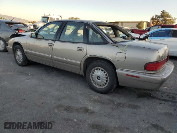 1996 Buick Regal Custom with VIN 2G4WB52K5T1517380, listed as a Copart auction lot 83106314 with 112,411 mi miles and Salvage title. Bid and sale history available at DreamBid. Image 2.
