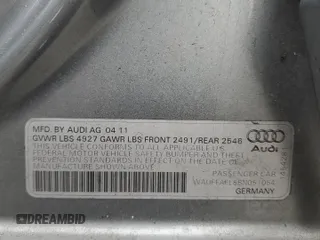 2011 Audi A4 2.0T Premium Plus with VIN WAUFFAFL8BN051054, listed as a Copart auction lot 42335905 with 199,475 mi miles and Salvage Title. Bid and sale history available at carsss.com. Image 12.